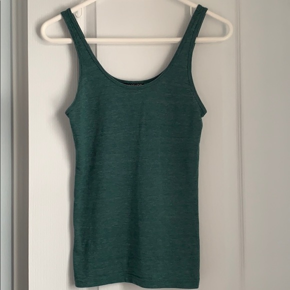 Topshop Green Tank Top